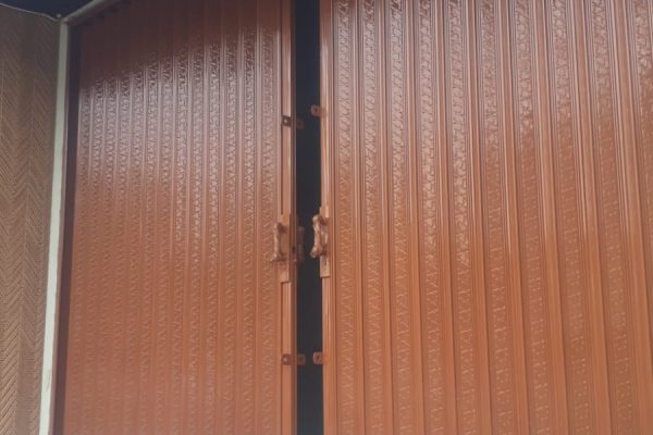 folding gate warna coklat bsd tangerang selatan bengkel las sinar rahayu 3