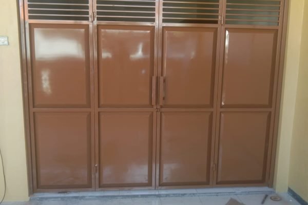 pintu besi plat coklat kuat di bsd tangerang selatan bengkel las sinar rahayu 3