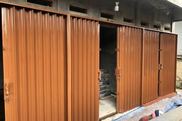 pintu harmonika bsd tangerang selatan bengkel las sinar rahayu 3